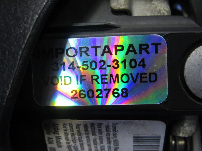 16-21 Honda Civic Driver Steering Wheel Mounted Airbag Air Bag Black 2