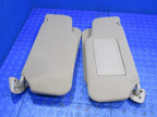 03-05 Mercury Grand Marquis Dual Visor Set Tan Left Right w/ Mirror 71