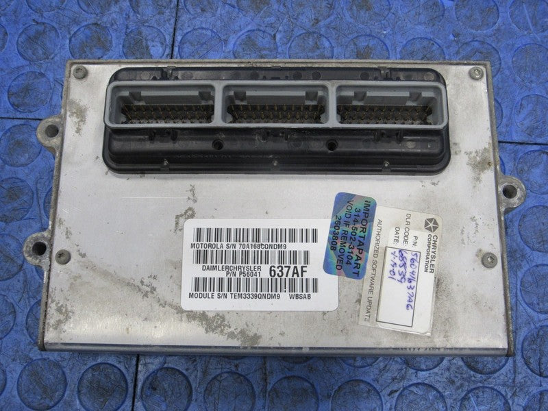 PROGRAMMED PLUG & PLAY 00 Jeep Grand Cherokee 4.0L ECM 56041637AC 637 