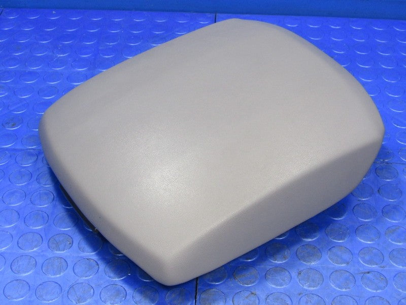 09-15 Honda Pilot Center Console Lid Armrest Cover Leather Warm Gray O