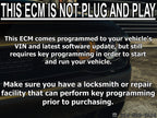 08-11 Ford Ranger 4.0L AT ECU ECM PCM Engine Computer Control 8L5A-12A