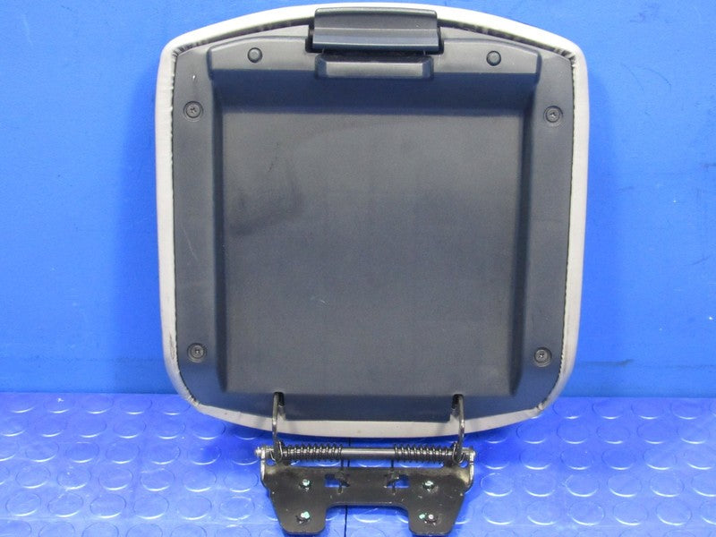 09-15 Honda Pilot Center Console Lid Armrest Cover Leather Warm Gray O