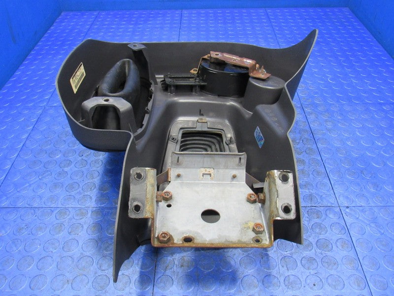 98-01 Dodge Ram Manual 4WD Floor Shifter Console Boot Cubby Cup Holder