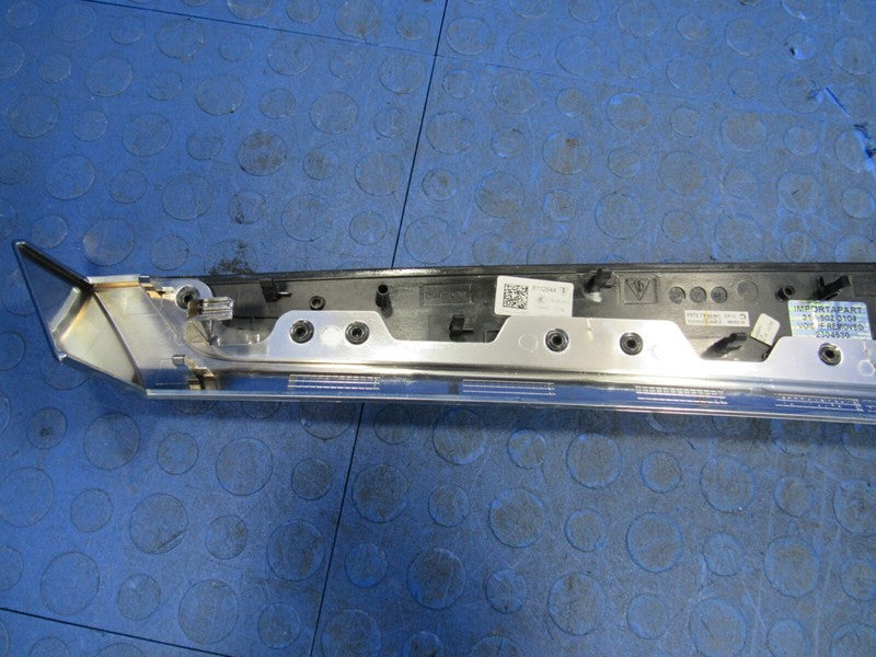 10-16 Porsche Panamera Rear Right Inner Door Panel Finish Trim Dark Wa