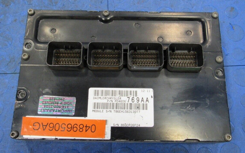 PROGRAMMED PLUG & PLAY 03-04 Concorde Intrepid 3.5L ECM 506 04896506AG