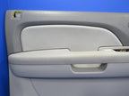 07-09 Yukon Tahoe Suburban Front Left Driver Door Panel Light Titanium