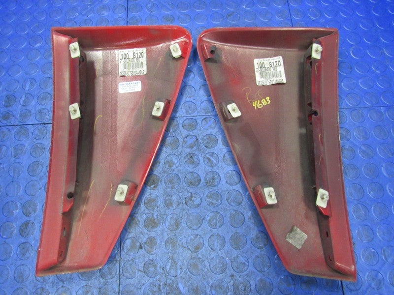 01-04 Mustang GT Mach 1 Cobra Left Right Quarter Panel Side Scoop Red 
