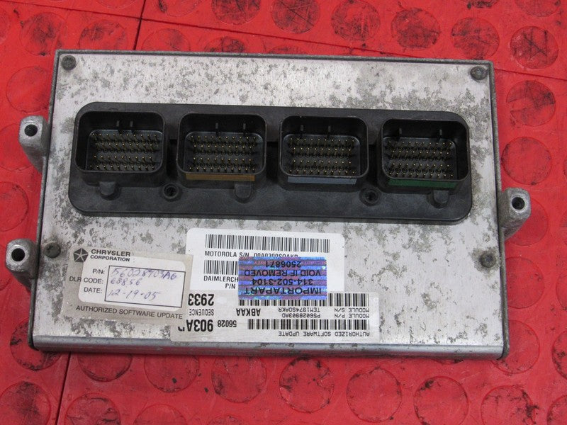 PROGRAMMED PLUG & PLAY 05 Dodge Ram Truck 3.7L AT ECM 56028903AD 903 P