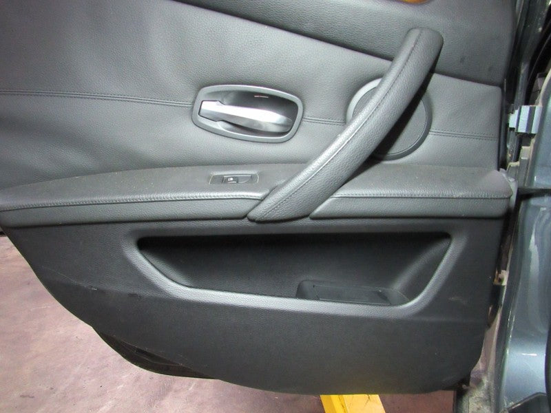 08-10 BMW 528 535 550 Left LH Driver Side Rear Door Trim Panel Black W