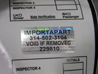 07-09 BMW X3 E83 Left LH Driver Manual Fold Power Heated Door Mirror W