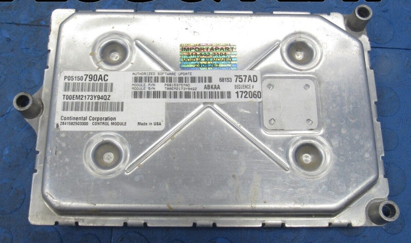 PLUG & PLAY 14 Ram 1500 Truck 3.6 AT 4X4 Engine Computer ECU 68153757 