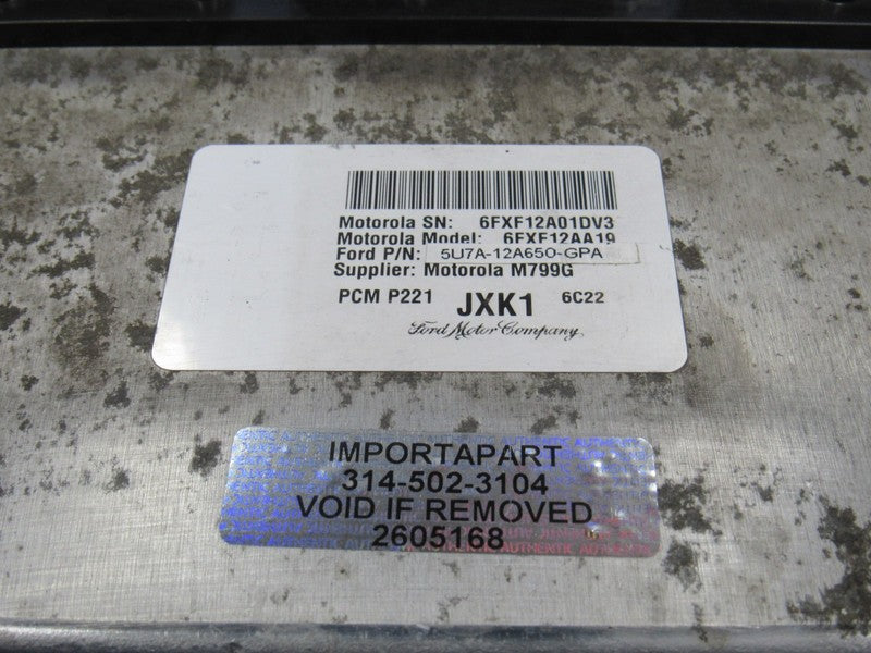 05-06 Ford F150 4.2L V6 AT ECU ECM PCM Engine Computer KMP0 5U7A-12A65