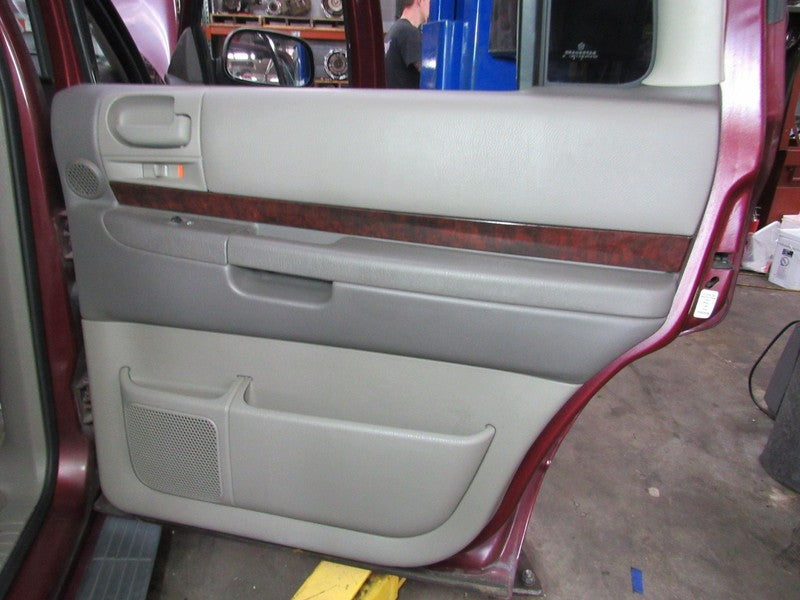 01-02 Dodge Durango Right RH Passenger Side Rear Door Trim Panel Taupe