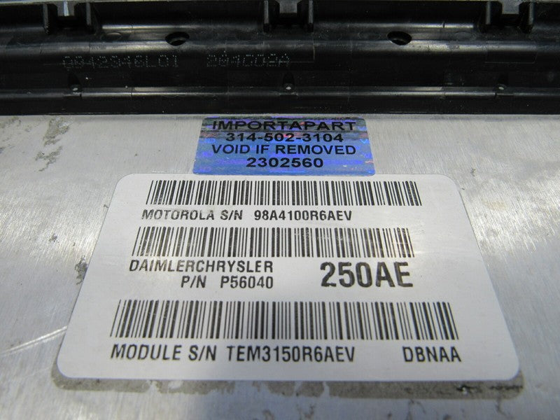 PLUG & PLAY 01 Dodge Durango 4.7L Engine Computer ECU 56040250 PROG 56