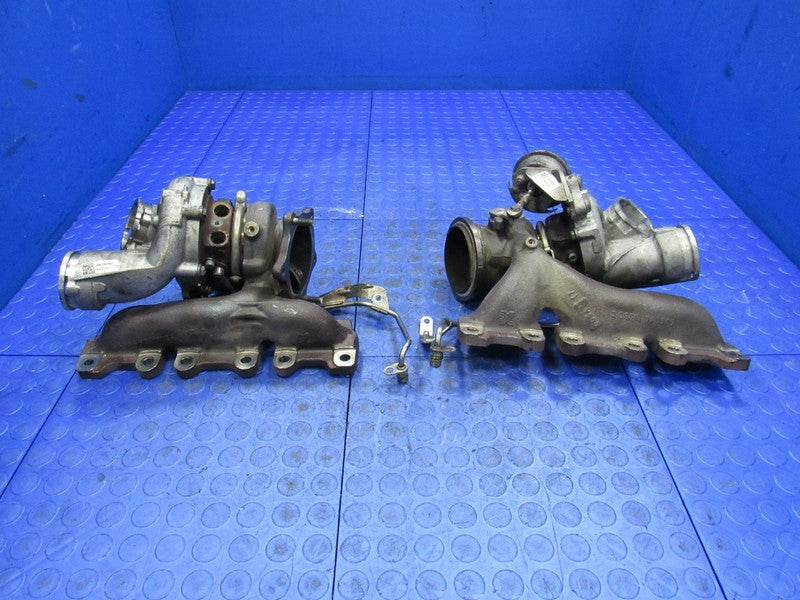 15-18 Porsche Macan S GTS 95B 3.0L V6 Twin Turbo Turbocharger Pair LH 