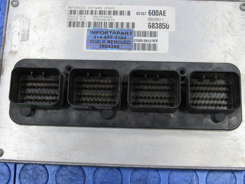 PROGRAMMED PLUG & PLAY 08 Dodge Durango 5.7L ECM 05187600AE 600 PROG 4