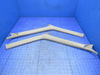 95-00 Ford Ranger Interior A-Pillar Molding Trim Panel Set Medium Gray