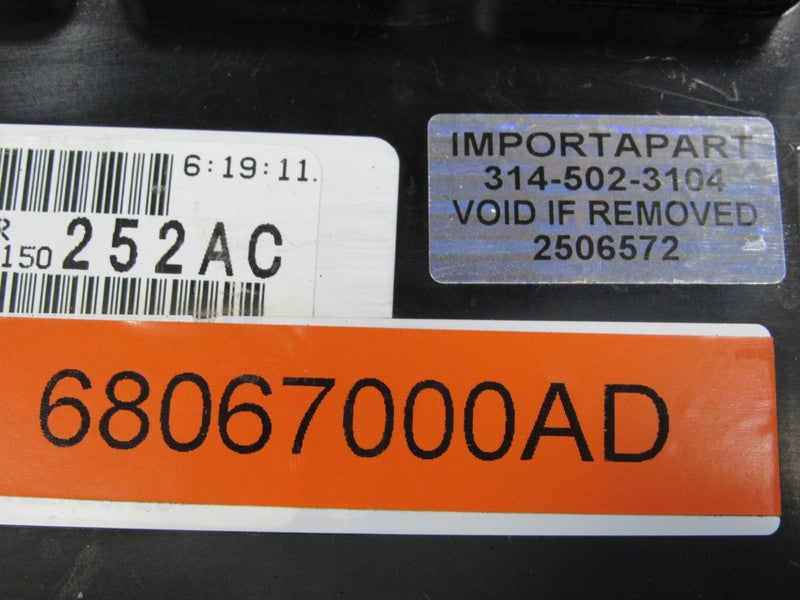 PROGRAMMED PLUG & PLAY 09 Caravan Routan T&C 3.8L ECU 68067000AD 000 P