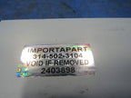 09-12 Jaguar XF Audio Radio Stereo 320w Amplifier Amp 6H52-18C808-CD 3
