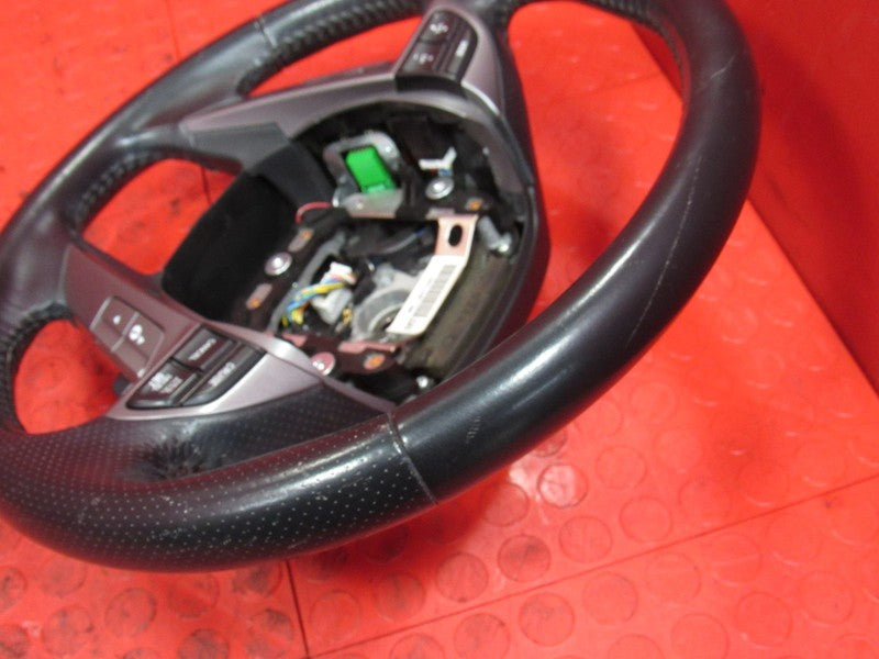 09-15 Honda Pilot Black Leather Steering Wheel OEM Cruise Phone Switch