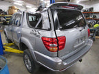 01-07 Toyota Sequoia Left LH Driver Side Power Door Mirror Silver Meta