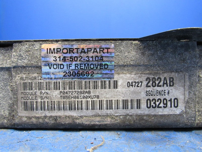 PLUG & PLAY 00 Caravan T&C Voyager 3.8L Engine Computer ECU 04727282 P