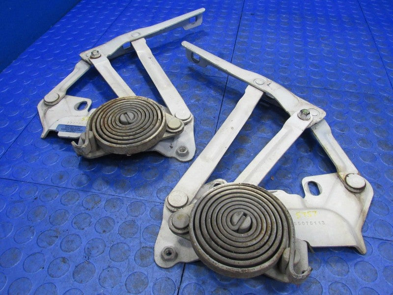 94-02 Dodge Ram 1500 2500 3500 Hood Hinge Hinges Set Pair White 5757