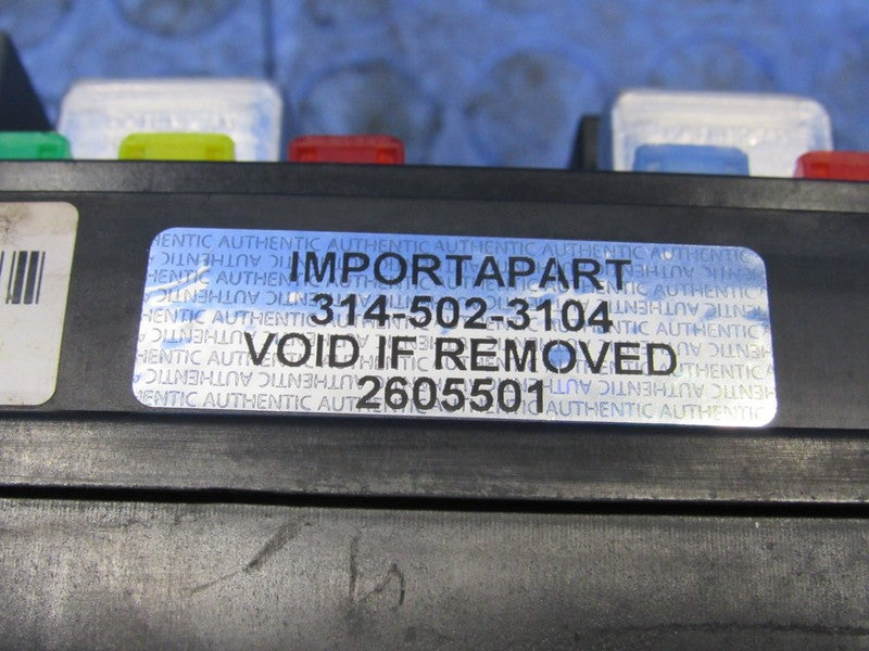 08-11 Cadillac DTS Buick Lucerne Cabin Under-Seat Fuse Relay Box 13599