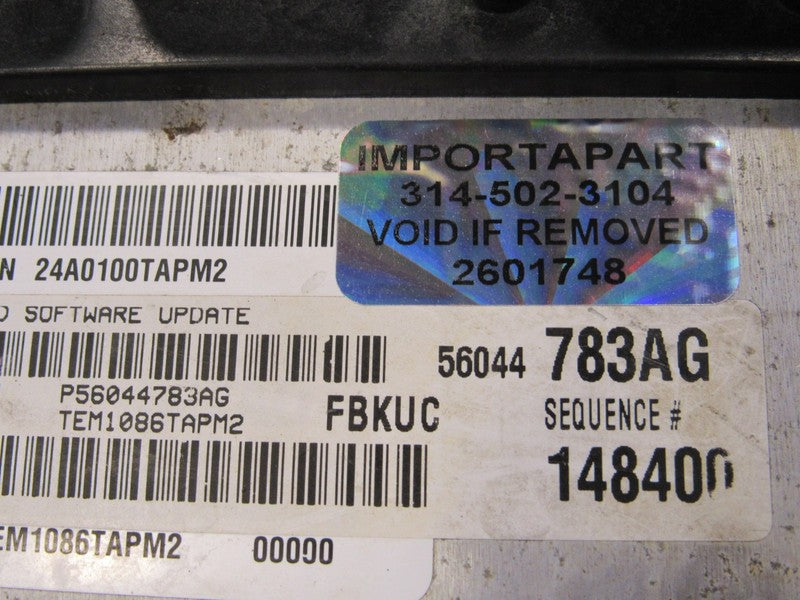 PLUG & PLAY 06 Liberty KJ 3.7 Cali AT Engine Computer ECU 56044783 PRO