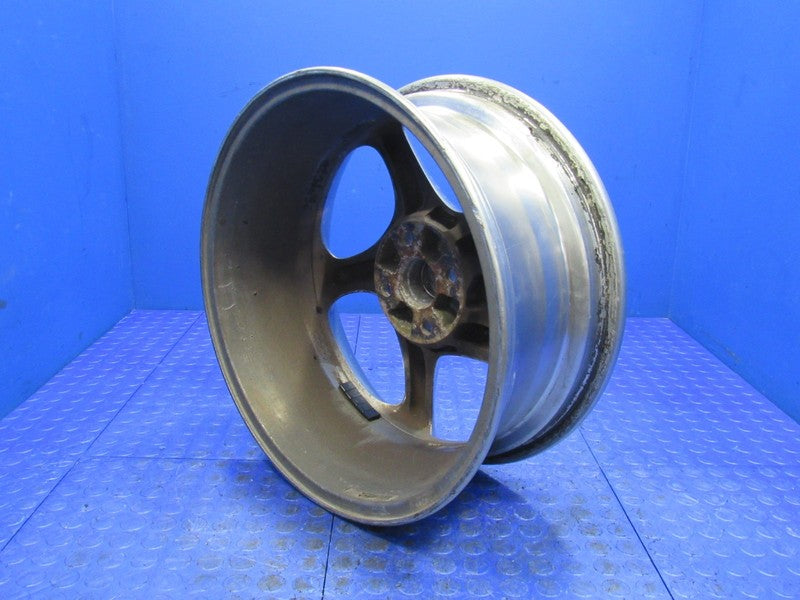 01 Mazda Miata SE Polished 5 Spoke Twist 16x6.5 OEM Wheel 4x100 +40 NB