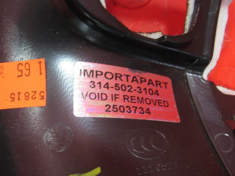 14-19 Chevrolet Corvette Front Right Interior A Pillar Trim Ebony 3733