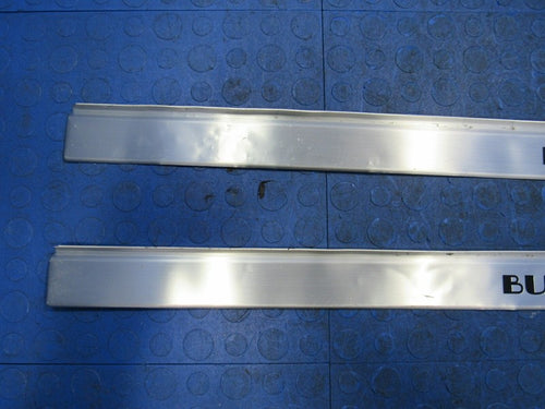 01 Ford Mustang GT Bullitt Left Right Aluminum Door Sill Scuff Plate P