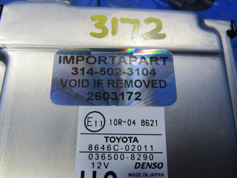 17-19 Toyota Corolla Lane Departure Keep Assist System Windshield Came