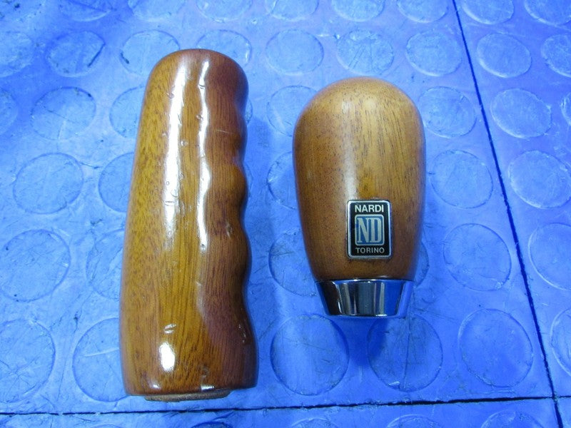 01 Miata SE NB Nardi Wood Grain Steering Wheel Shift Knob E-Brake Trim