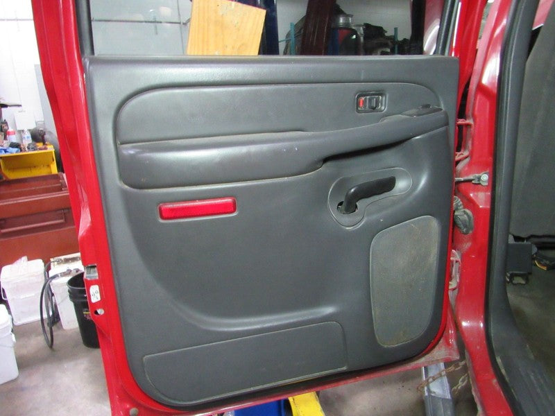 04-06 Silverado Crew Cab Left LH Driver Side Rear Door Trim Panel Dark