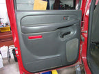 04-06 Silverado Crew Cab Left LH Driver Side Rear Door Trim Panel Dark