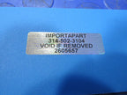 11-20 Toyota Sienna Cloth Rear Middle Jump Seat Center Armrest Gray Gr