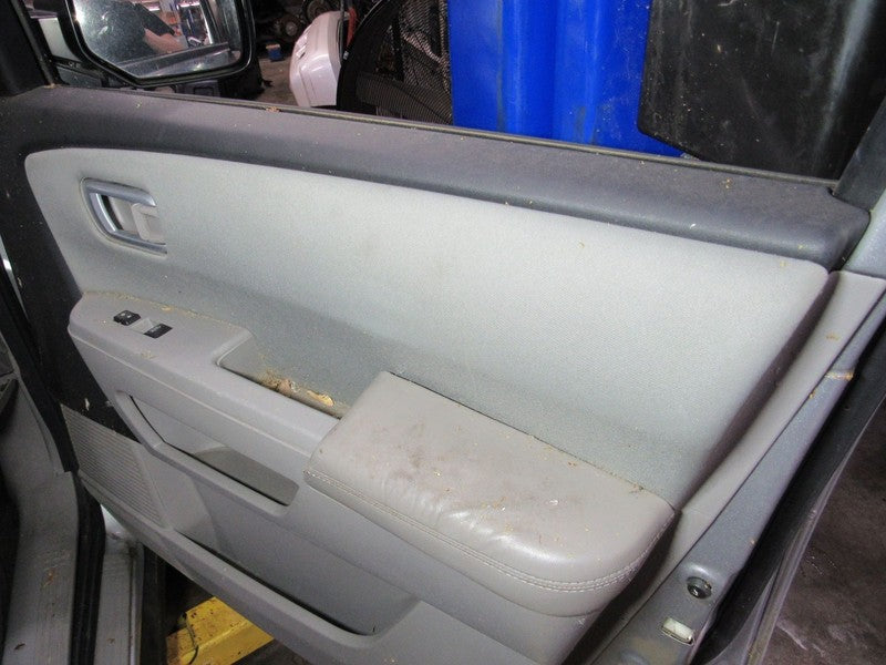 09-15 Honda Pilot Right RH Passenger Side Front Door Trim Panel Gray