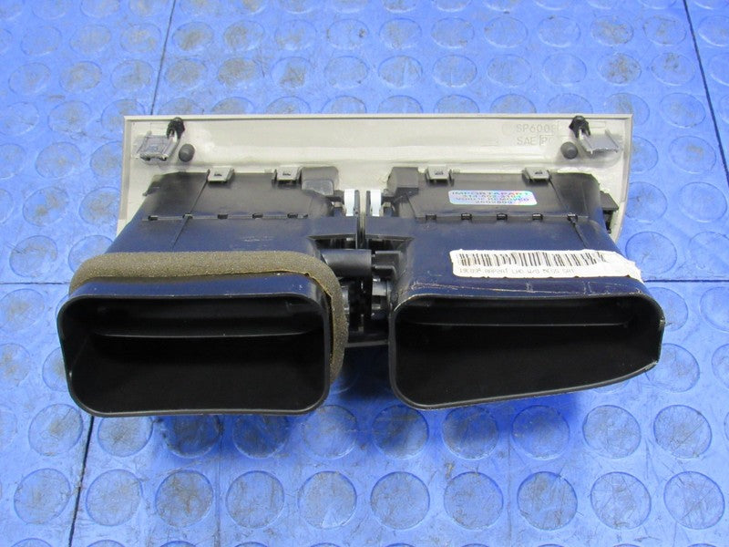 03-06 Lincoln LS Upper Center A/C Dash Air Vents Vent Bezel Trim Silve