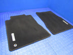 05-09 Ford Mustang Shelby GT Carpet Front Floor Mat Set Emblem Black O