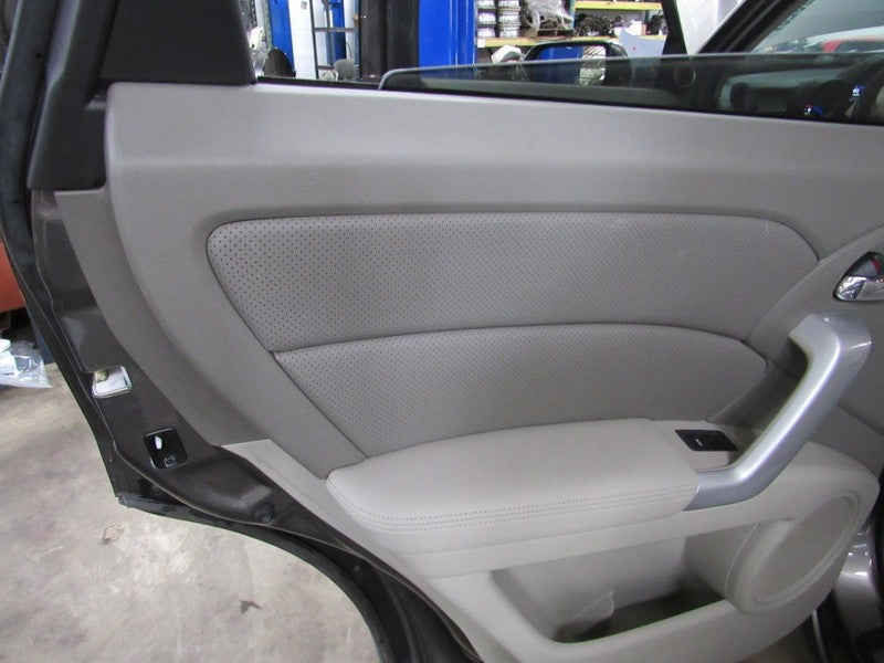 07-09 Acura RDX Left LH Driver Side Rear Door Trim Panel Gray