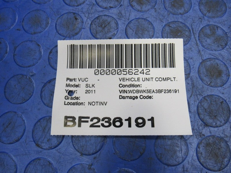 05-11 Mercedes SLK280 SLK300 SLK350 Rear SAM Fuse Relay Box 171 545 19
