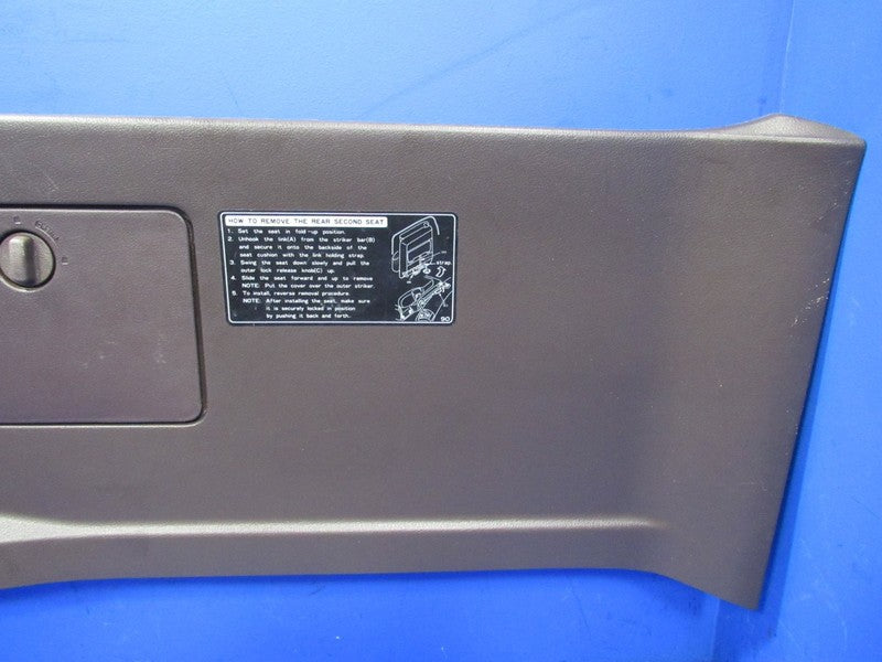 91-97 Land Cruiser LX450 FJ80 FZJ80 Inside Rear Left Cargo Trim Panel 