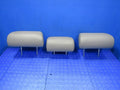 03-09 Toyota 4Runner Second Row Rear Seat Headrests Gray Leather Set 5