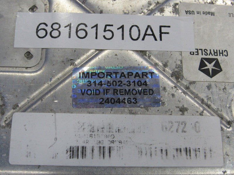13 Caravan Town & Country 3.6 ECU ECM PCM Engine Computer 510 68161510