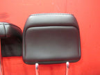 15-20 Ford Edge Rear 2nd Row Headrests Head Rests Set OEM Black Leathe
