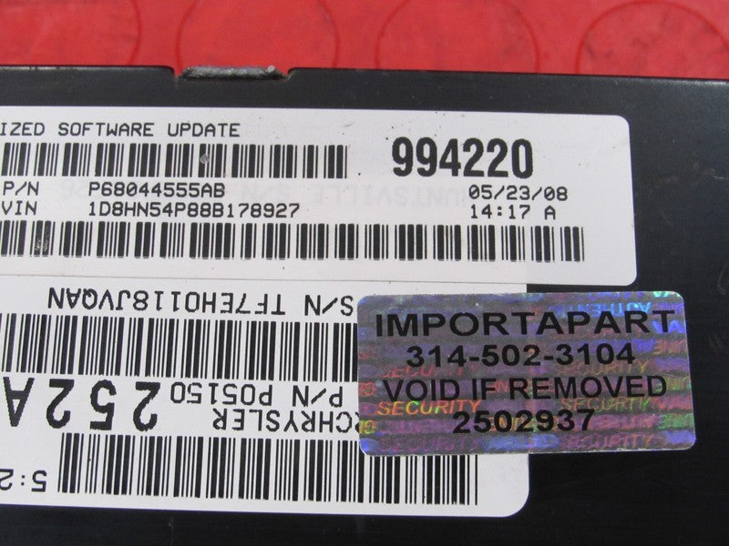 PROGRAMMED PLUG & PLAY 08 Caravan Town&Country 3.8 ECM 68044555AB 555 
