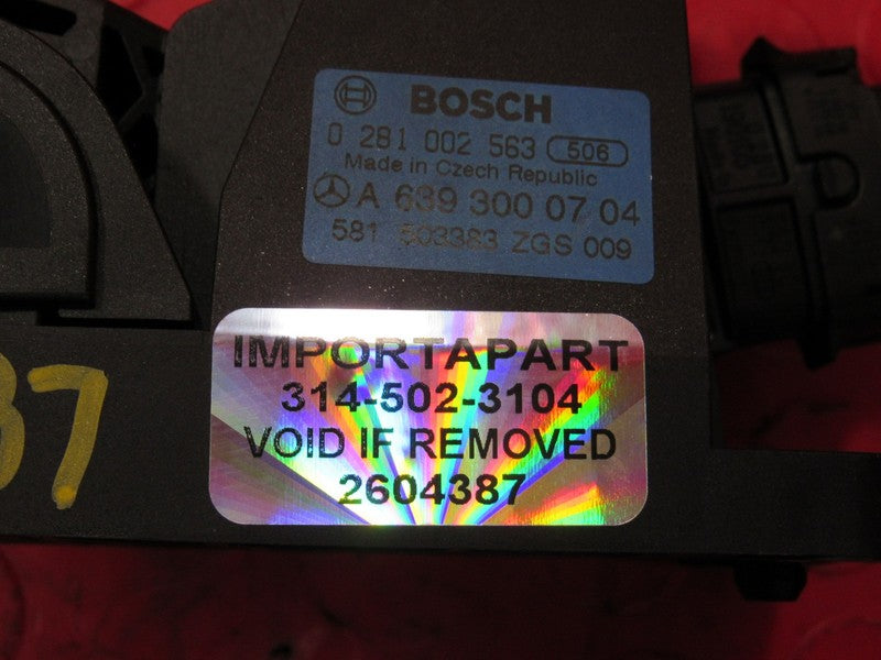 04-06 Sprinter 2500 3500 Accelerator Gas Pedal Throttle Position Senso