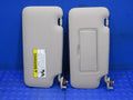 15-20 Honda Fit Right Left Sun Visor Shade Gray Pair Set w/ Mirrors OE