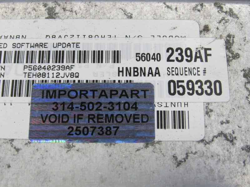 PROGRAMMED PLUG & PLAY 01 Dodge Dakota 4.7L AT ECM 56040239AF 239 PROG